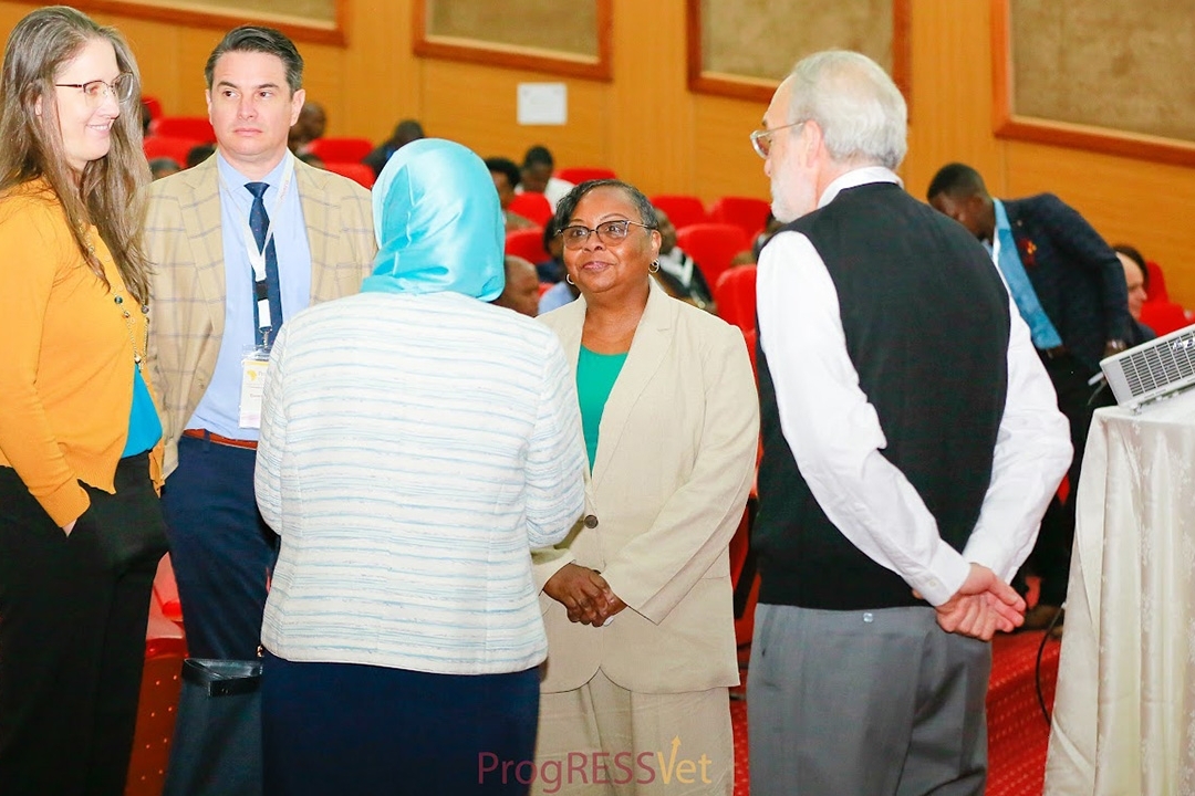 Deputy Administrator Cheryle Blakely speaks at the ProgRESSVet training meeting in Nairobi Kenya earlier this summer.